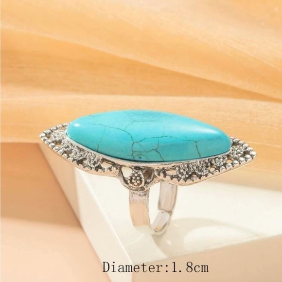 BOHEMIAN TURQUOISE RING - Picture 4 of 4